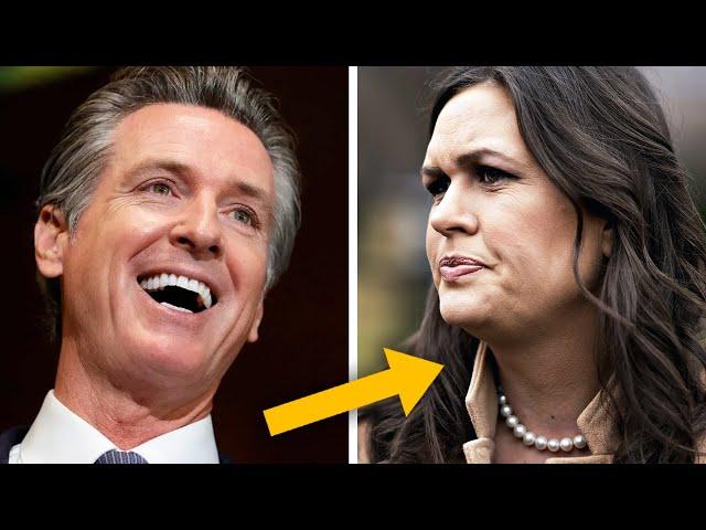 Gavin Newsom BRUTALIZES Arkansas Governor, TOTAL COLLAPSE