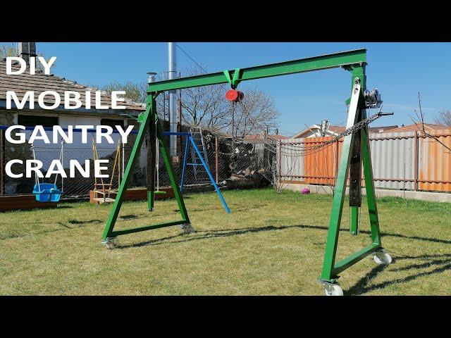 Homemade mobile gantry crane