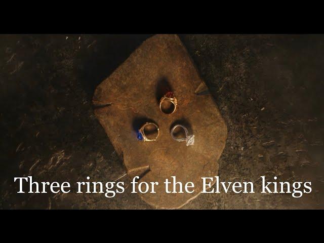 Forging of the rings of power | Three rings for the Elven kings | Narya Nenya and Vilya |