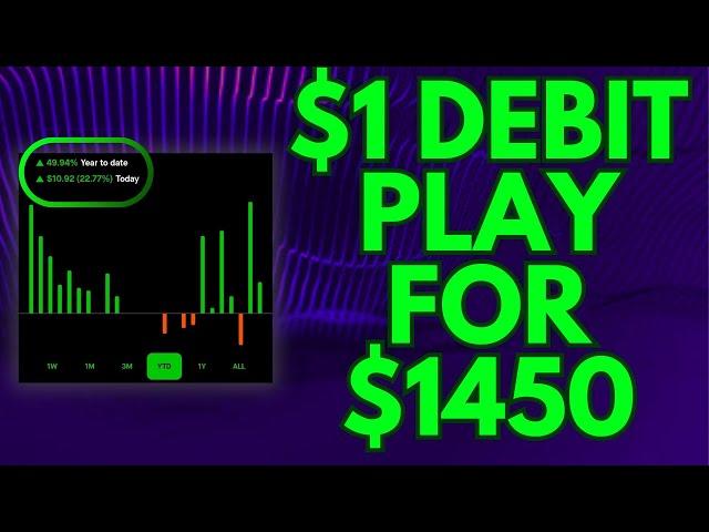 $1 DEBIT TO MAKE $1450 STRATEGY | OPTIONS TRADING