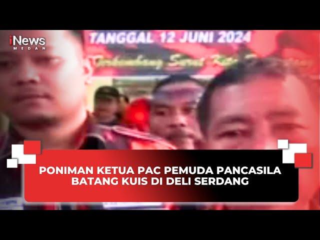 Poniman Ketua PAC Pemuda Pancasila Batang Kuis di Deli Serdang