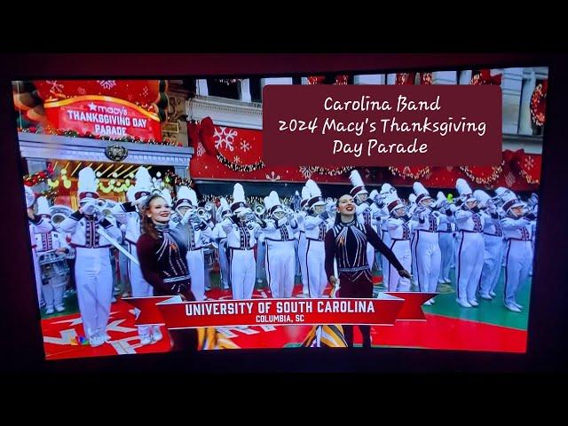 So proud of the Carolina Band, Mighty Sound of the Southeast | Macy's Thanksgiving Day Parade 2024