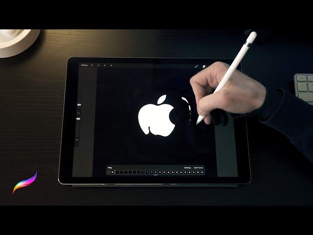 Liquid Apple Logo Animation | Procreate Tutorial