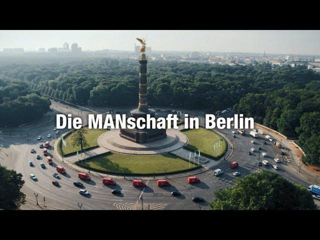 FC Bayern in Berlin: Behind the scenes mit dem MAN TGE