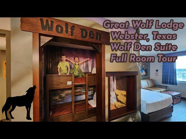 Great Wolf Lodge | Webster, Texas | Wolf Den Suite Room Tour | August 2024