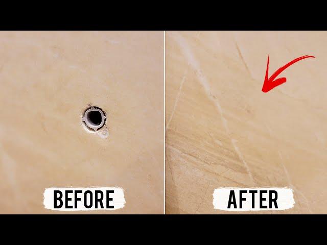 How to restore drilled holes in the tile? DIY Tile Repair