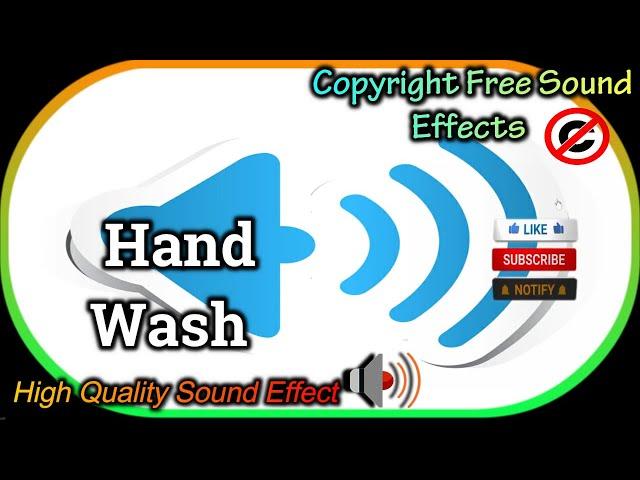 Hand Wash Sound Effect | High Quality Sound| NCS Effects | Royalty Free #soundeffect #ncs