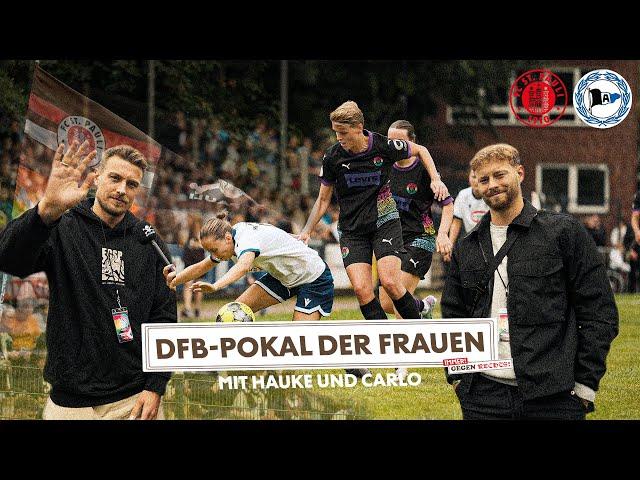 VLOG: Die 1. Frauen des FCSP im DFB-Pokal gegen Bielefeld - mit Hauke Wahl und Carlo Boukhalfa