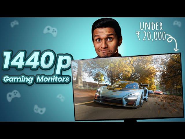 Best 1440p Gaming Monitors under ₹20,000! (2025)