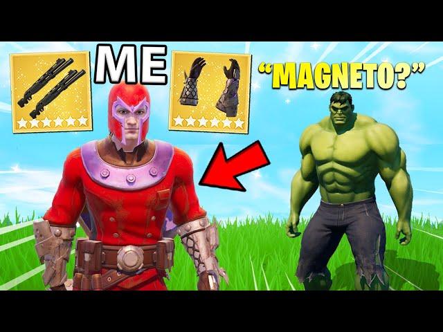 I Pretended to be MAGNETO in Fortnite