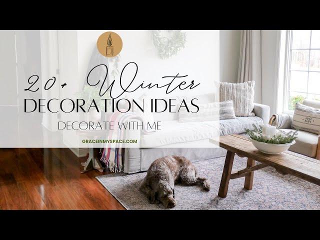 20+ Non Christmas Winter Decorations | Simple Winter Decor Ideas