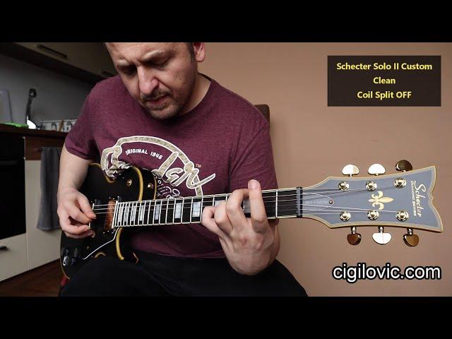 Schecter Solo II Custom ABSN Review & Sound Demo