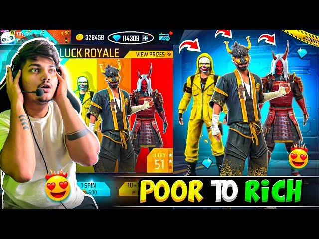 Free Fire I Got All Rare Bundles And Gun Skins From New Luck Royale -Garena Free Fire