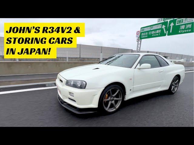 John's GT-R R34 V2 is off to CANADA & Storing Cars In Japan.