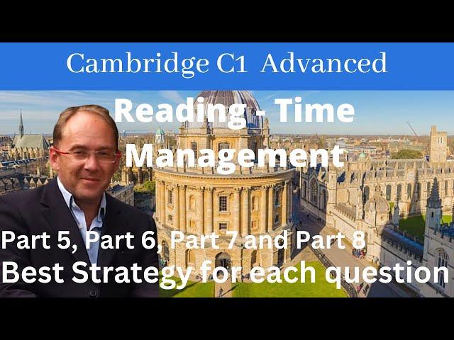 Cambridge C1 Advanced(CAE) Reading and Time management