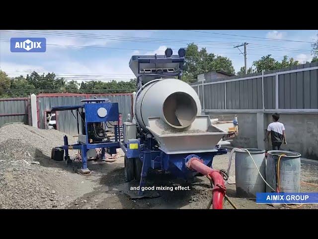 How Does The Concrete Mixer With Pump Work?