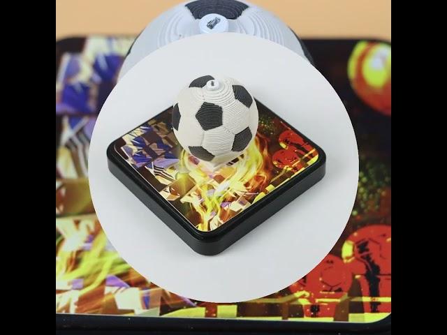 Wow, this gift is amazing!!!#3D Notepad Mini #football  Model #Memo Pads #3D Sticky Note# Gift #diy