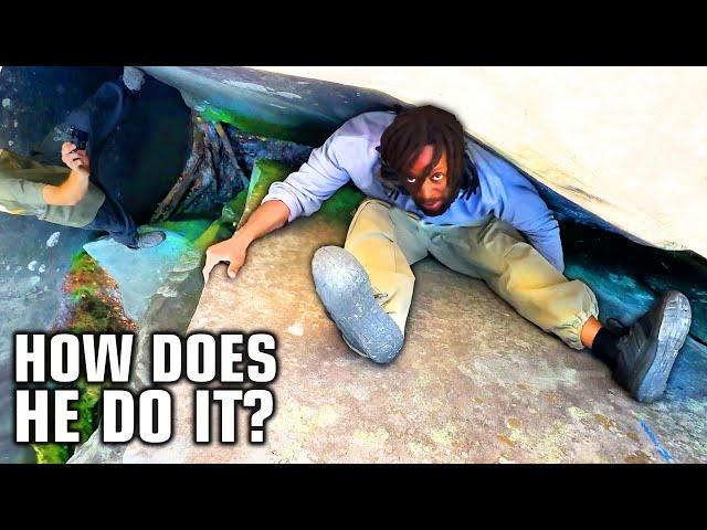 Parkour at Climbing Paradise Fontainebleau  