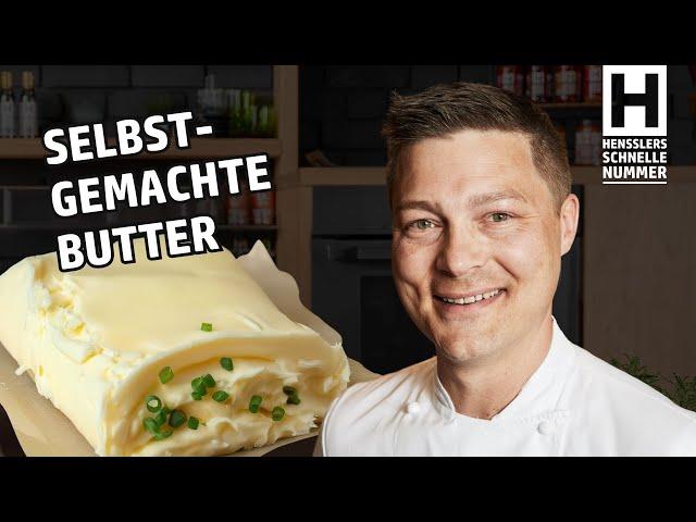 Quick homemade butter recipe by Steffen Henssler