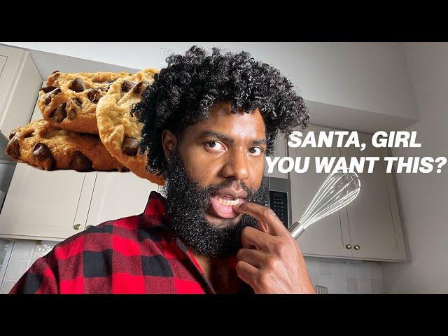 Santa want this cookie so BAD! (here you go!!!!) LIVE BAKING | vlogmas day 21