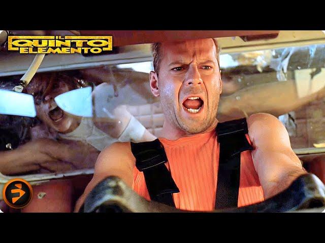 IL QUINTO ELEMENTO | In fuga con il Taxi (Clip ITA) con Bruce Willis e Milla Jovovich