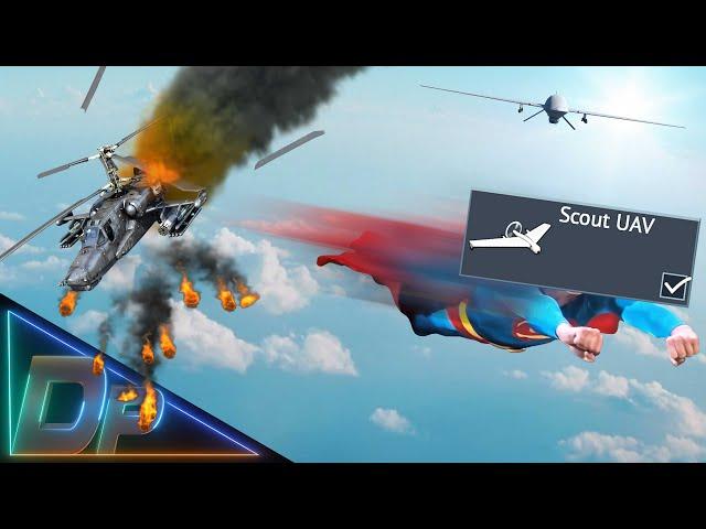 This is why HELICOPTERS CAN'T SLEEP AT  NIGHT (War Thunder Drone Age)