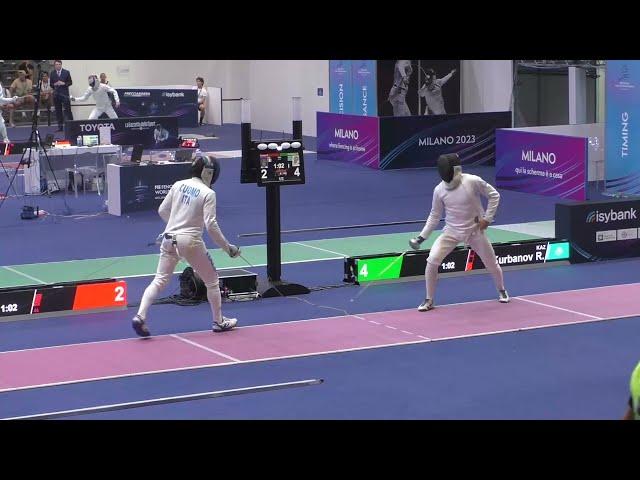 World Championships 2023 SME - L8 - Valerio Cuomo ITA v Ruslan Kurbanov KAZ