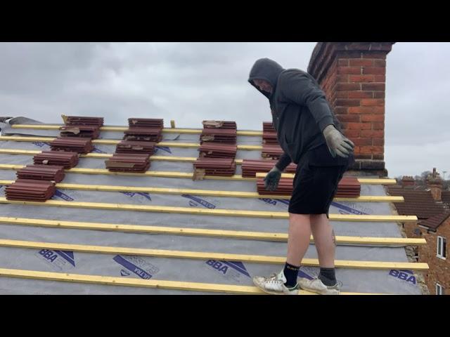 How to re-tile a roof bedford