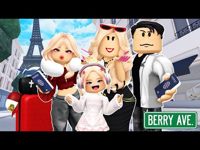 Our Family TRIP To PARIS | ISAPLAYS ROBLOX COMPILATION (Berry Avenue)