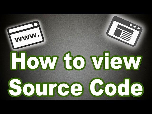 How to view source code of any website