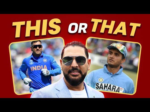 "6️⃣ Sixes  OR World Cup" THIS OR THAT ft. Yuvraj Singh | Dhoni Or Sourav Ganguly