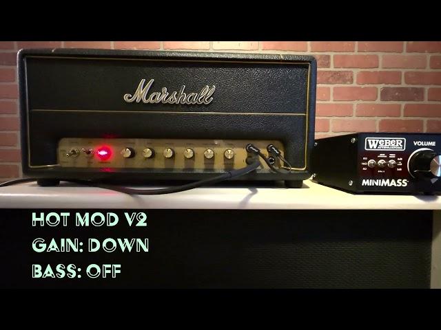 Marshall SVH20H Hot Mod v2 Weber Mini Mass Attenuator