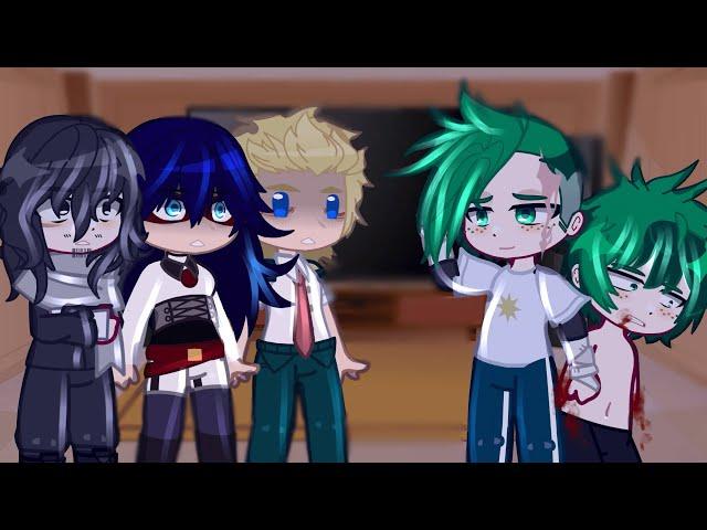 UA Teachers + The Big 3 React To Deku // MHA // Gacha React