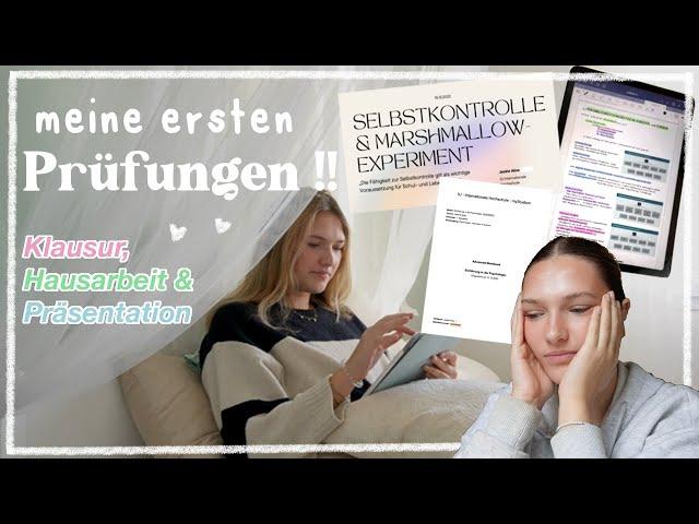 erste UNI Klausurenphase  online Psychologie Studium 