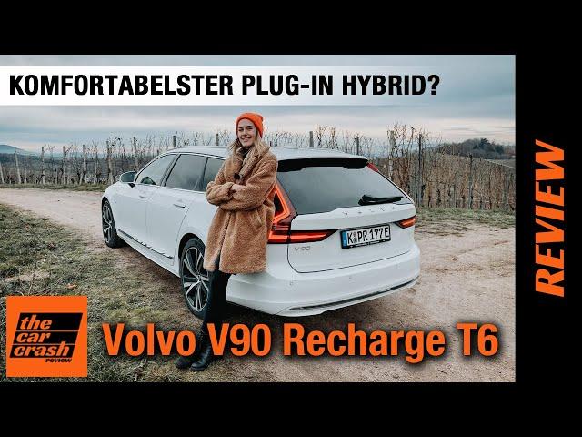 Volvo V90 Recharge T6 AWD (2021)  Schwedens komfortabelster Plug-in Hybrid? Fahrbericht | Review