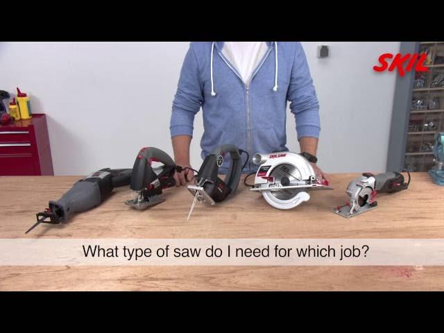 What type of saw do I need for which job?