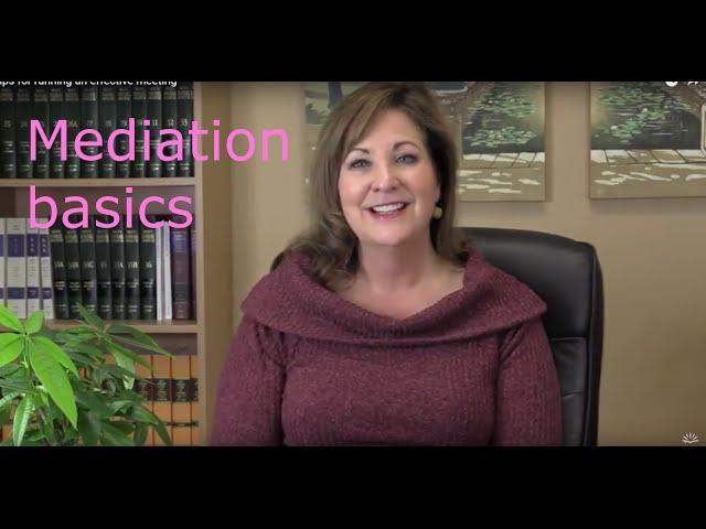 How mediation works - the basics