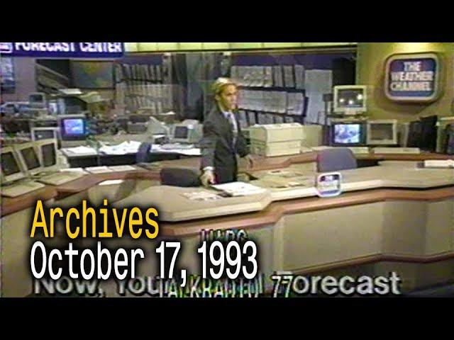 The Weather Channel Archives - October 17, 1993 - 3am - 6am