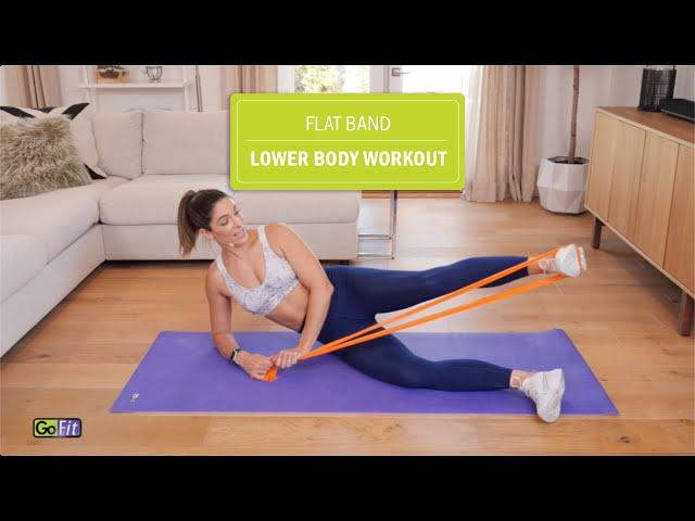 GoFit Flat Band - Lower Body Workout (10 min.)