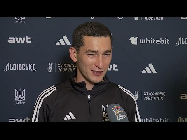 Post-match interview of Taras Stepanenko | Ukraine — Czech Republic | UEFA Nations League