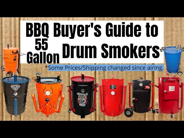 BBQ Buyer's Guide to 55 Gallon Drum Smokers