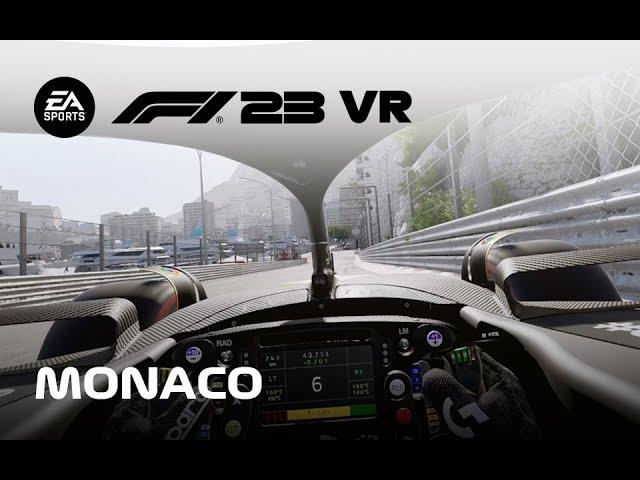 F1 23 VR MONACO Immediately after exiting the tunnel, the effect is awesome