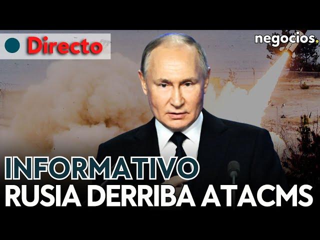 INFORMATIVO: Rusia derriba 10 ATACMS, Ucrania pide ayuda y el alto el fuego en Líbano al límite