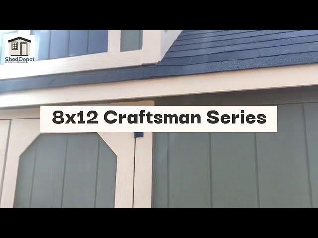 Virtual Tour of 8x12 Craftsman Series