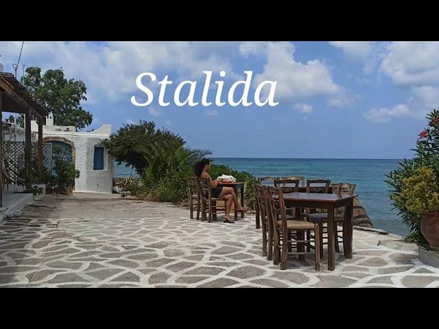 Stalida (Stalis) Crete Greece Walking Tour