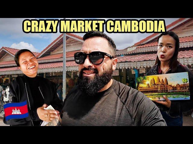 CRAZY MARKET SPREE in Siem Reap, Cambodia 