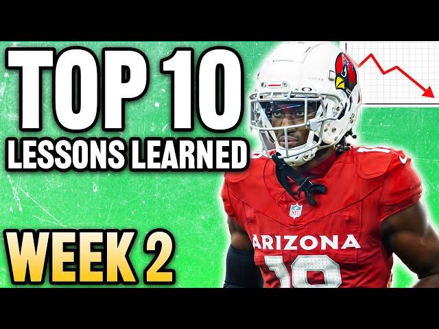 Top 10 Takeaways You NEED to Know BEFORE Week 2 Fantasy Football