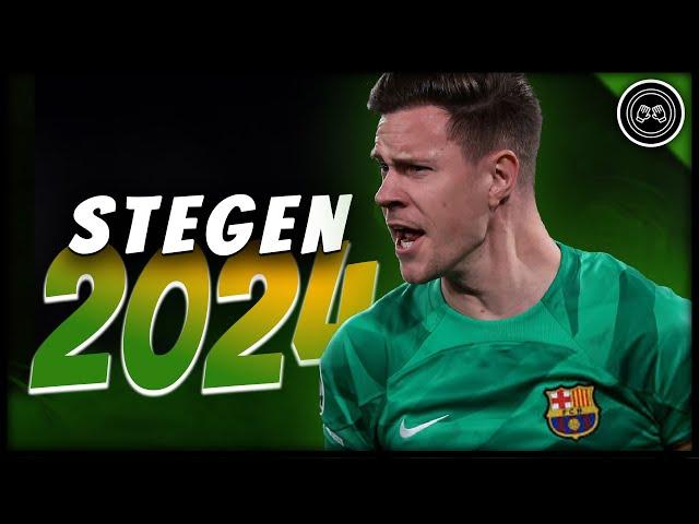 Marc-André ter Stegen 2023/24 ● The Spider Man ● Crazy Saves & Passes , Skills | FHD