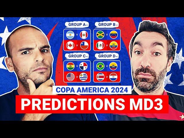 Copa America 2024 Predictions & Betting Tips *MATCHDAY 3*