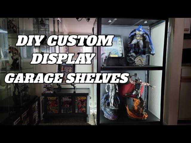 DIY CUSTOM DISPLAY GARAGE SHELVES